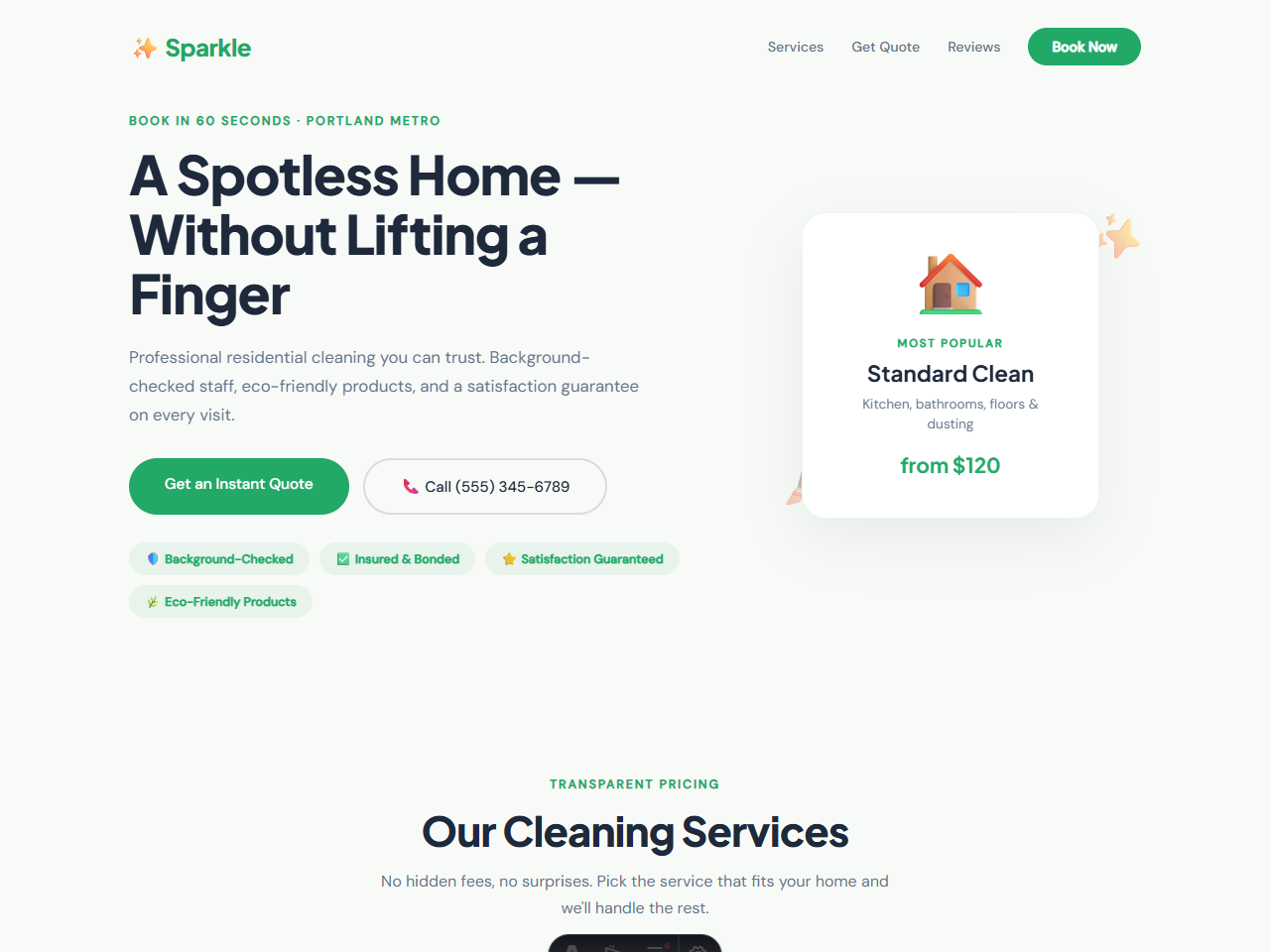 Sparkle Home Cleaning