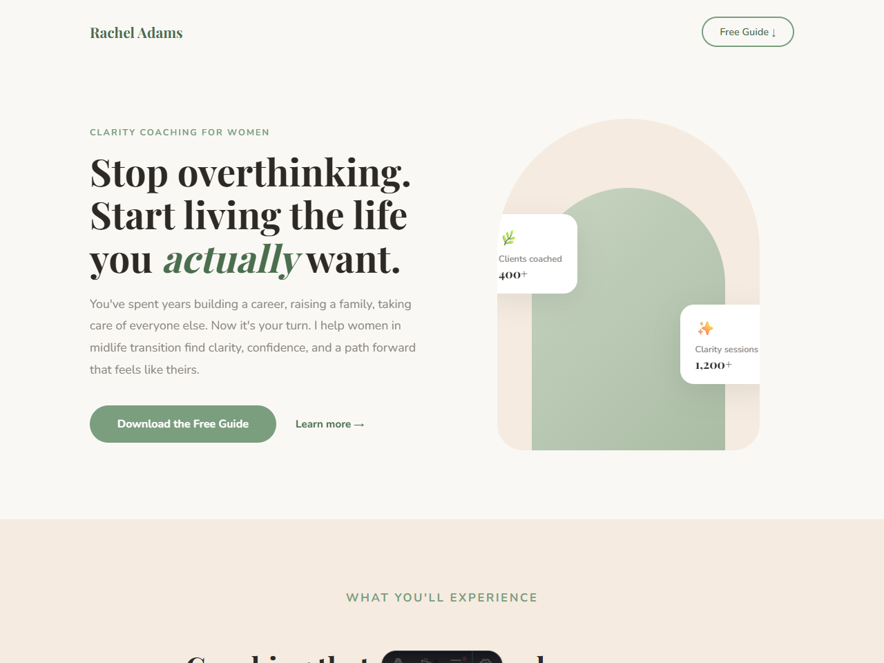 Rachel Adams Coaching